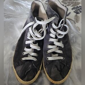 KHRIO Gray Lase Up Keds Shoes Size 40, US 9 Suede